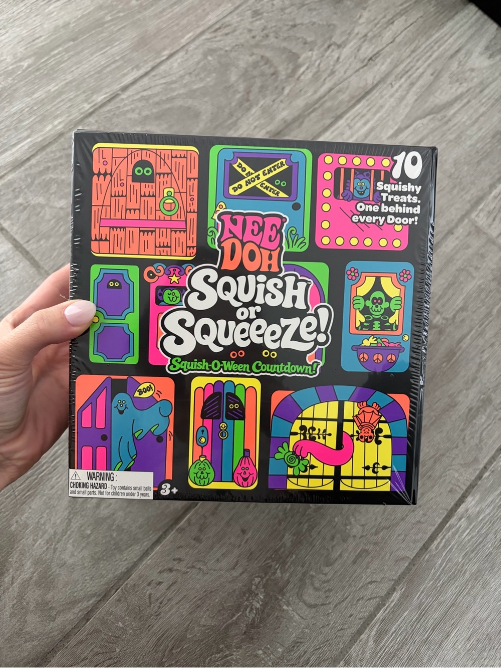 Needoh squish or squeeze Halloween countdown pack of 10 squishy’s